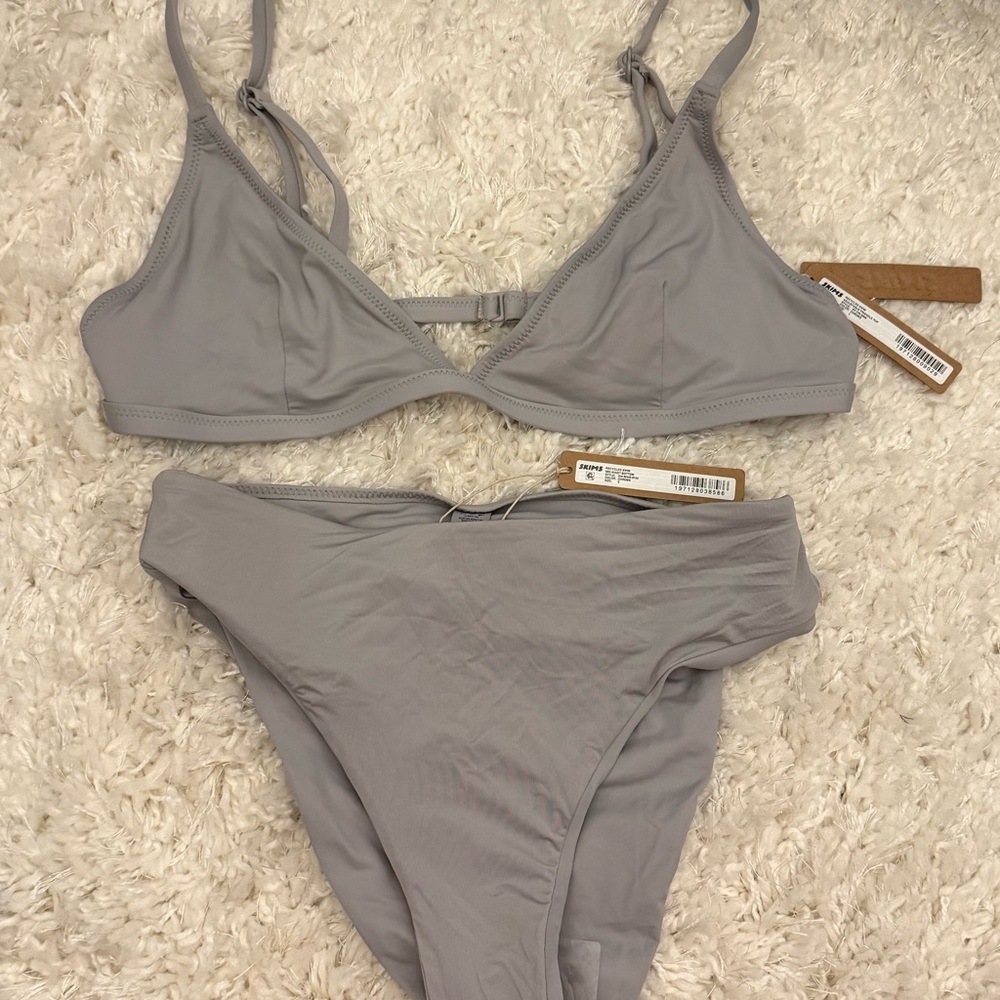 SKIMS Chrome Bikini Set
